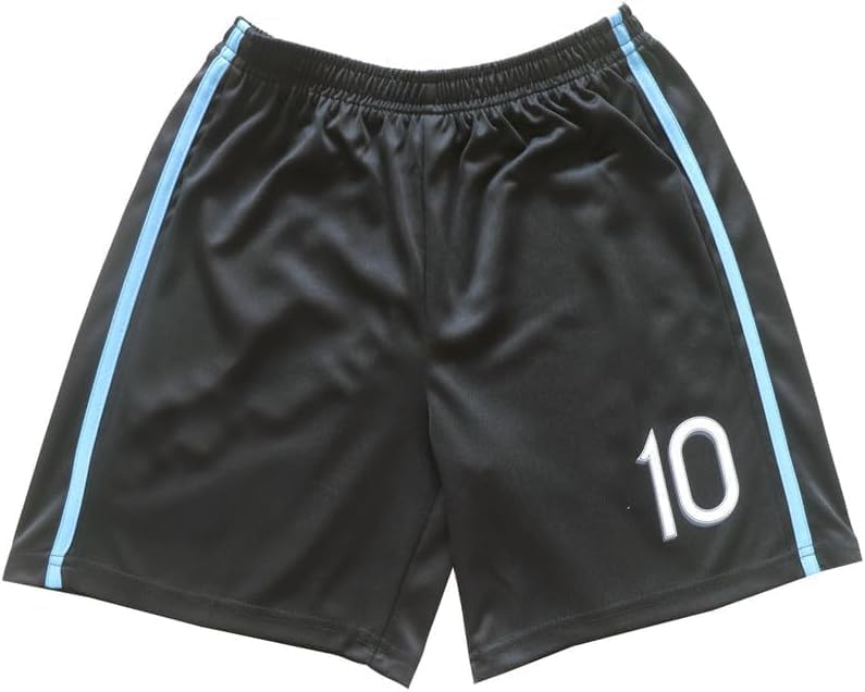 ORGBRAIN 2021 Argentina Home Copa-American #10 Kids Soccer Jersey & Shorts Set Youth Sizes - Image 5